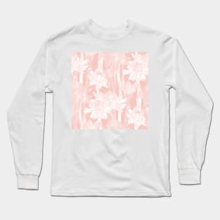 Blush Torch Ginger Flowers Long Sleeve T-Shirt